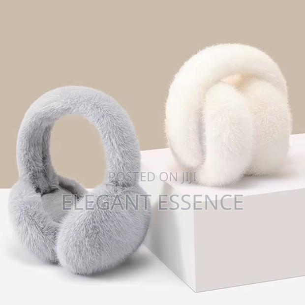 Faux Fur Ear Warmer Muffs for a Cold Season,Foldable for Women Kids