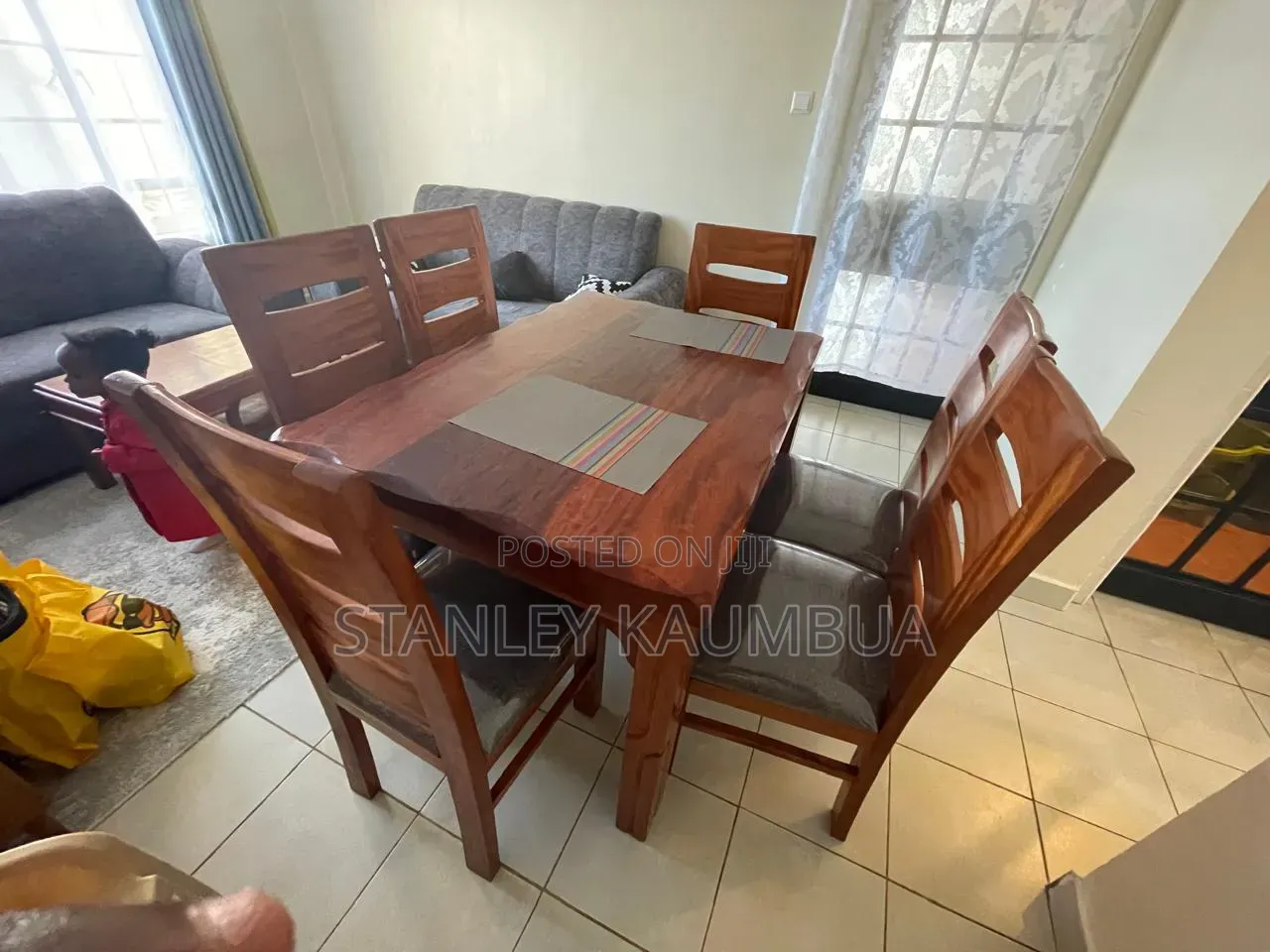 Mahogany Dining Table 6 Seater