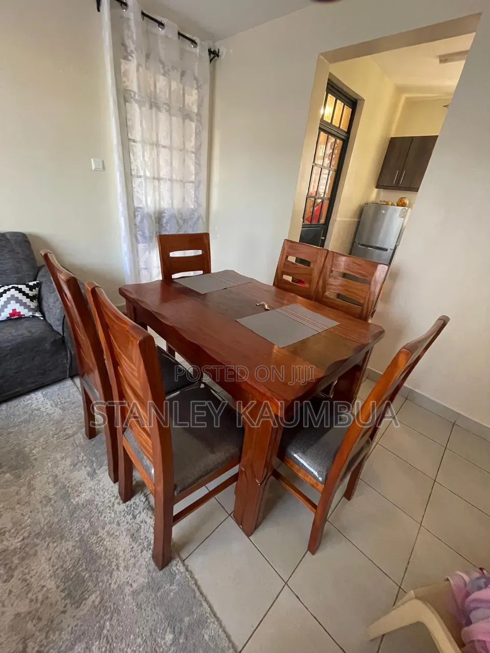 Mahogany Dining Table 6 Seater