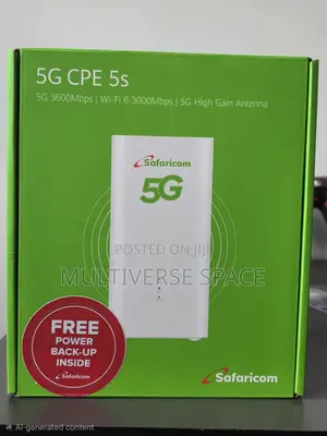 Safaricom 5g Wi-Fi 6 Huawei Wireless Router 3700mbps With Powerbank