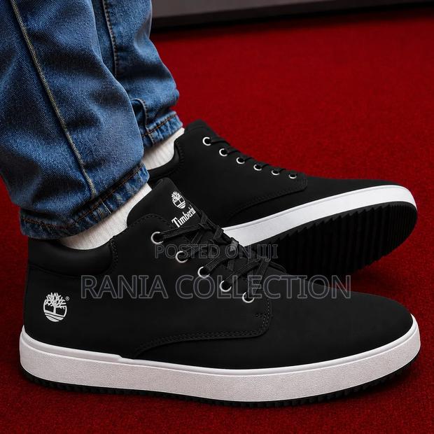 Black Sole White Timberland Highcut Casual Sneakers - thumbnail 2