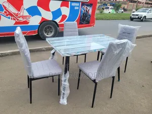 Four Set Glass Dining Set