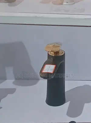 Luxury Black and Gold Basin Mixer Tap-Modern Bathroom Faucet