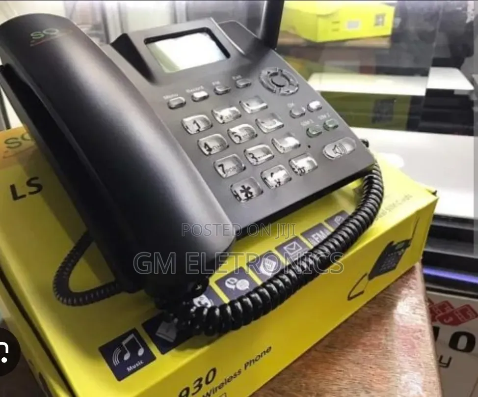 Sq Ls 930 Fixed Wireless Landline Phone GSM SMS Fm Micro Sd Dual Sim