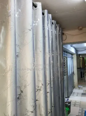 Pitch Pale Curtains Grey Curtains Environmental Friendly