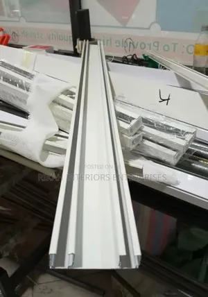 Metallic Aluminium Curtain Rails Curtain Rails Environmental Friendly