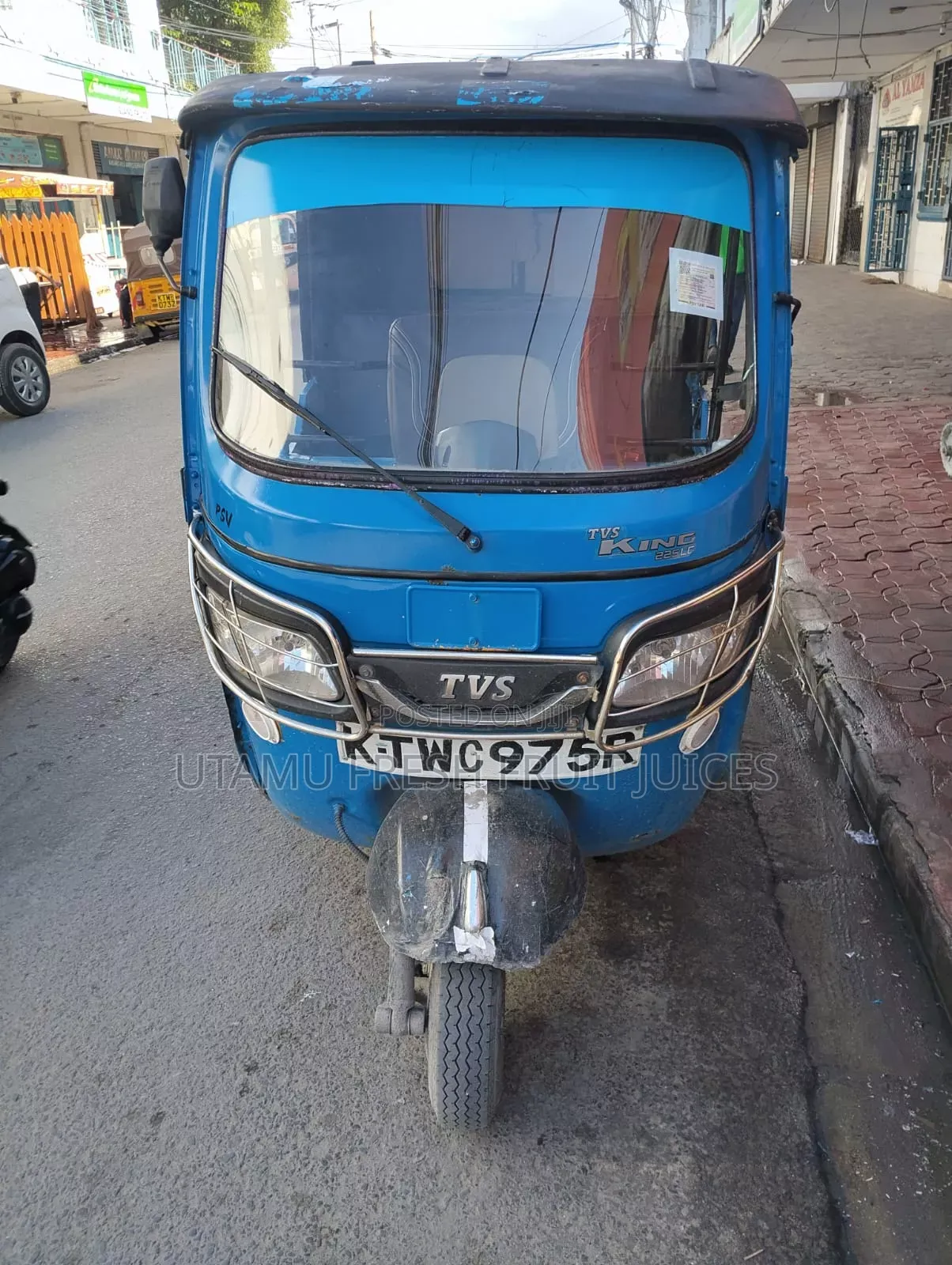 TVS King Deluxe Plus iTouch Start 2022 Blue