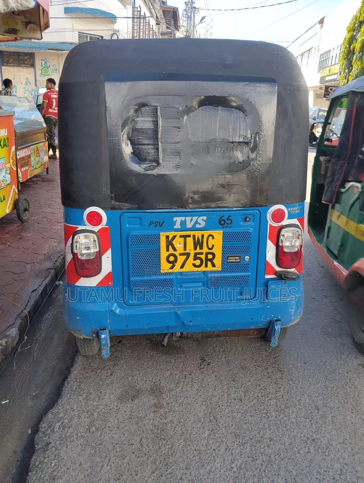 TVS King Deluxe Plus iTouch Start 2022 Blue