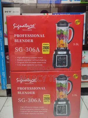Signature Commercial Blender Sg-306a 2000w