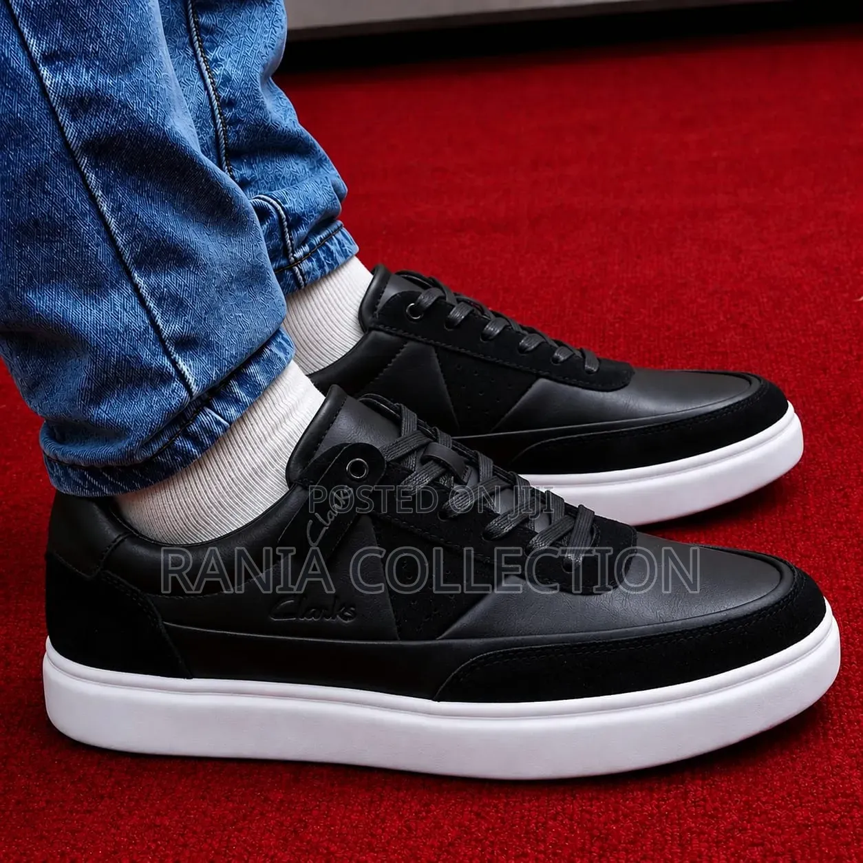 New Clarks Black and White Casuals