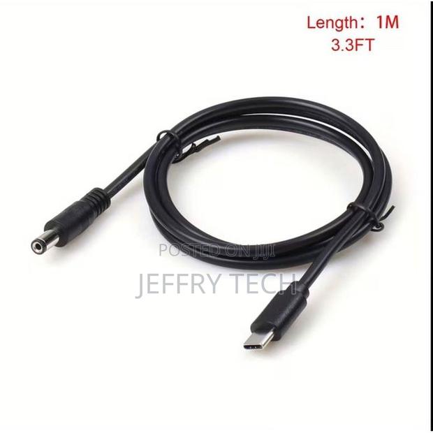 Type-C to Dc Fast Charging Dc Power Cable, 5v/ 9v/ 12v/ 15v 20v Adj