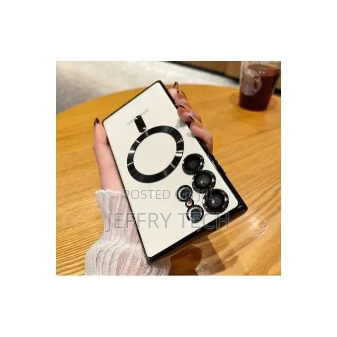 Magsafe2 Samsung Cover for Galaxy S25 Ultra Case,Electroplated Clear