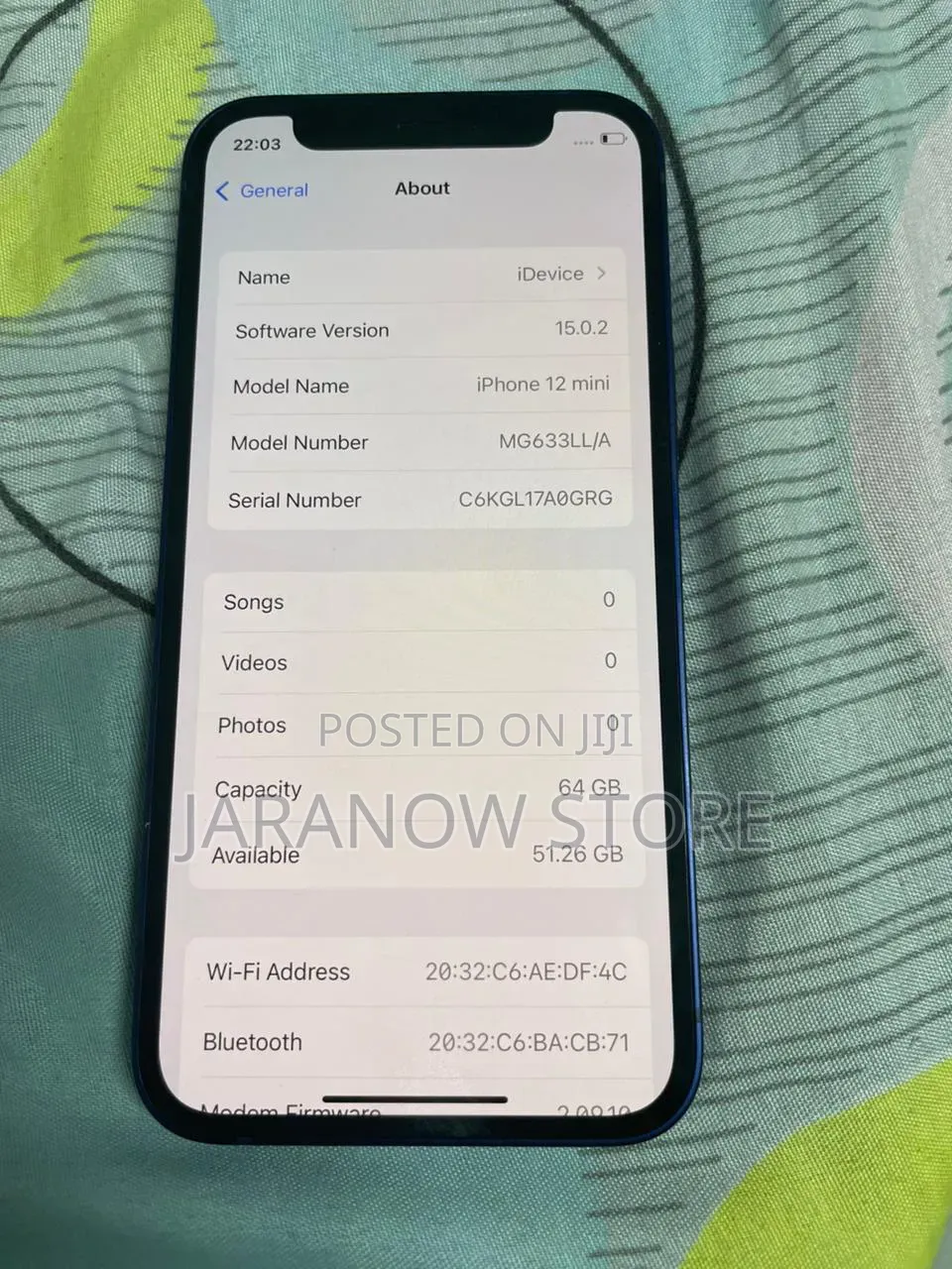 Apple iPhone 12 mini 64 GB Blue