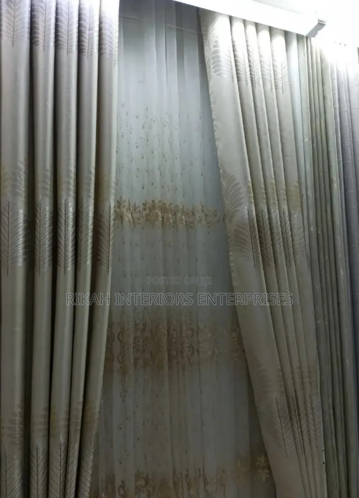 Baige Detailed Curtains Curtains Environmental Friendly Robertson's