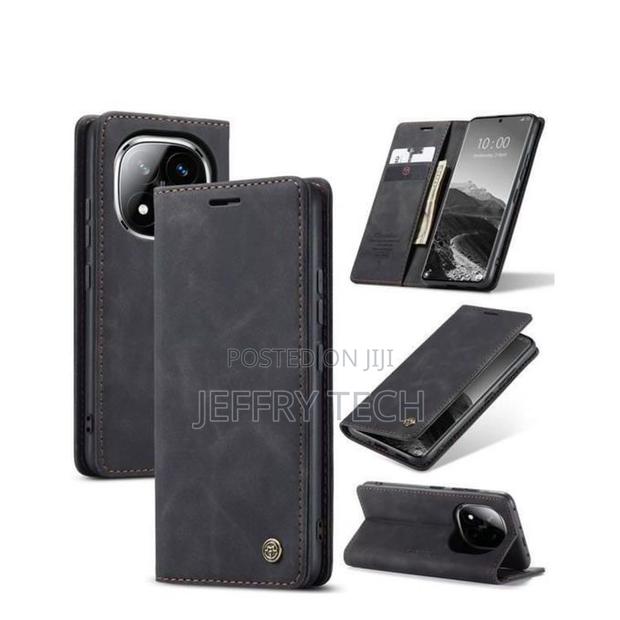 Caseme Wallet Flip Cover for Xiaomi Redmi Note 14 Pro/+ Plus Leather E