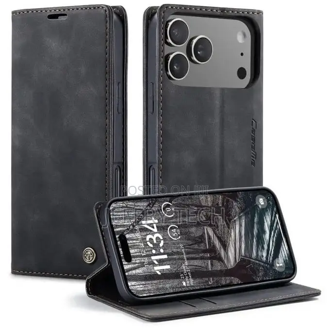 Share This Product
Caseme Flip Cover for iPhone 17 Pro – Black