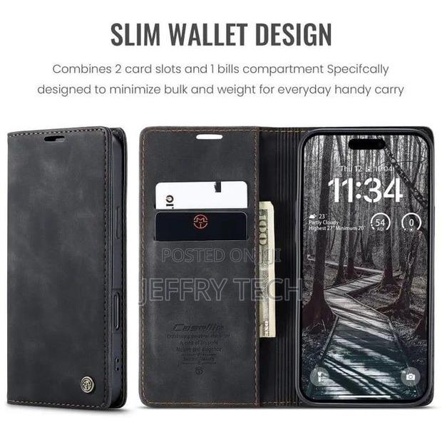 Share This Product
Caseme Flip Cover for iPhone 17 Pro – Black - thumbnail 2