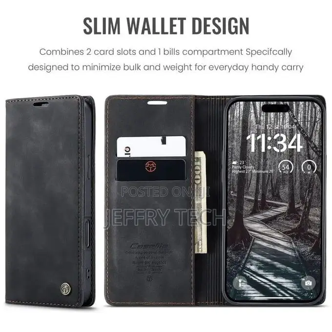 Share This Product
Caseme Flip Cover for iPhone 17 Pro – Black