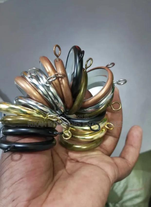 Plastic Coated Curtain Rings Silent Rings Environmental Friendly