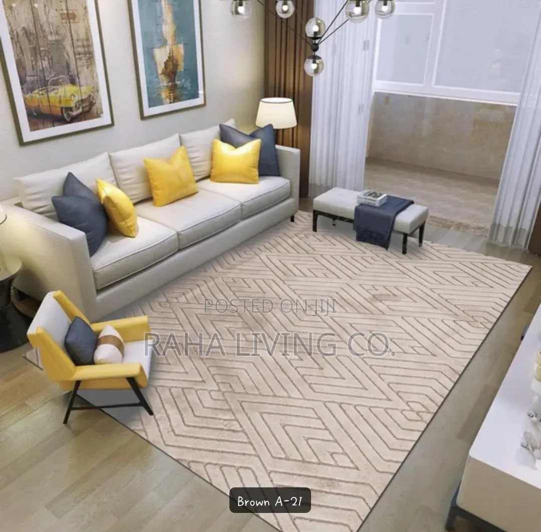 American Luxury Fur Carpet | 5x8 | Grey Cream Beige