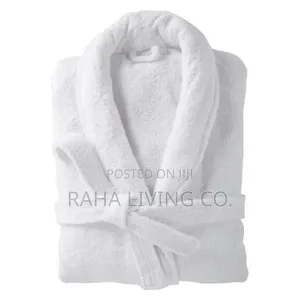 White Cotton Bathrobe | Soft Comfortable