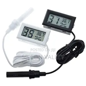 Mini Lcd Digital Thermometer Hygrometer White