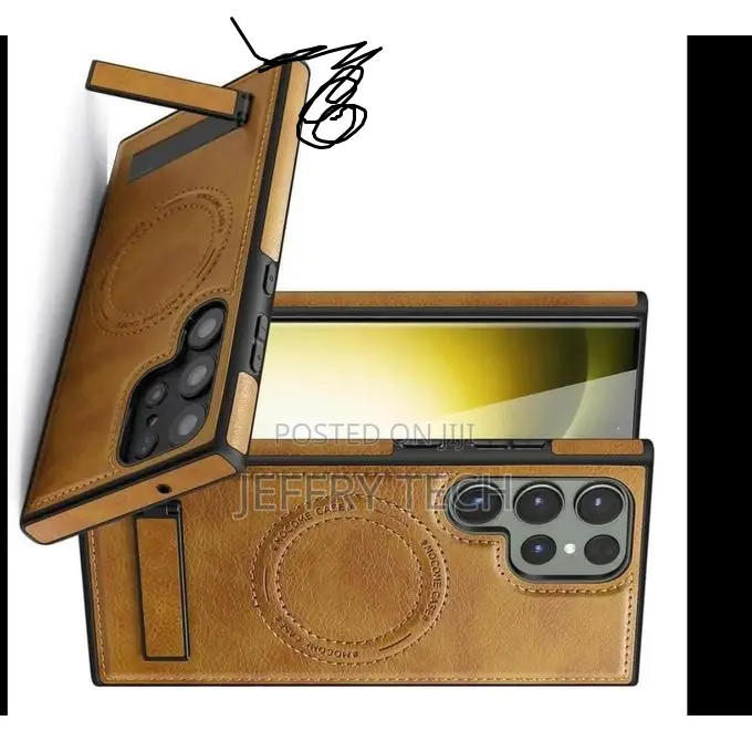 Org Best Phone Cases Brown S25ultra Leather
