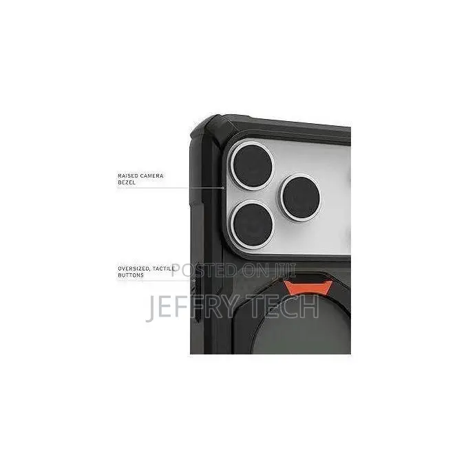 Org Gear Uag 17 Pro Max Case Black Pop Orange