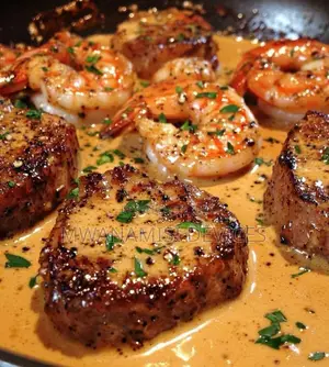 Steak Shrimp Soup