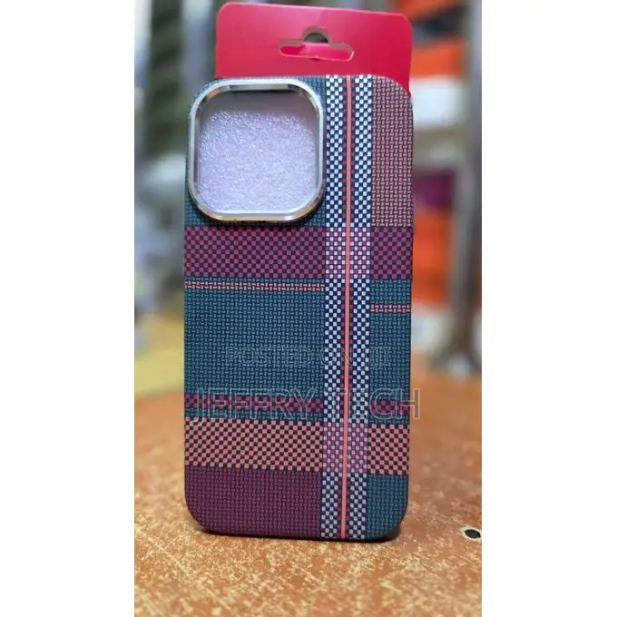 Tribal Luxury Series Carbon Fiber Protective Case for iPhone 14pro Fea