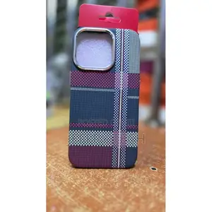 Tribal Luxury Series Carbon Fiber Protective Case for iPhone 14pro Fea