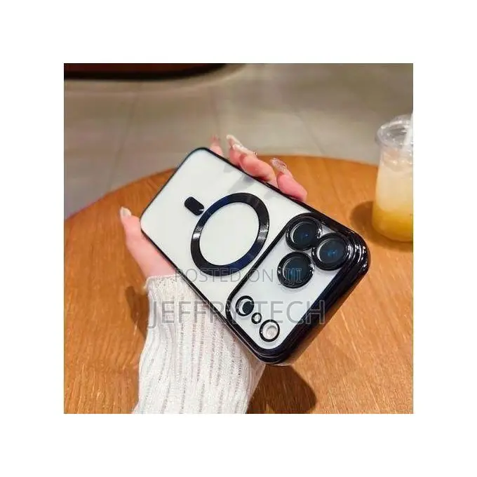 Magsafe Compatible iPhone 17 Pro Max Case With Lens Protector Film