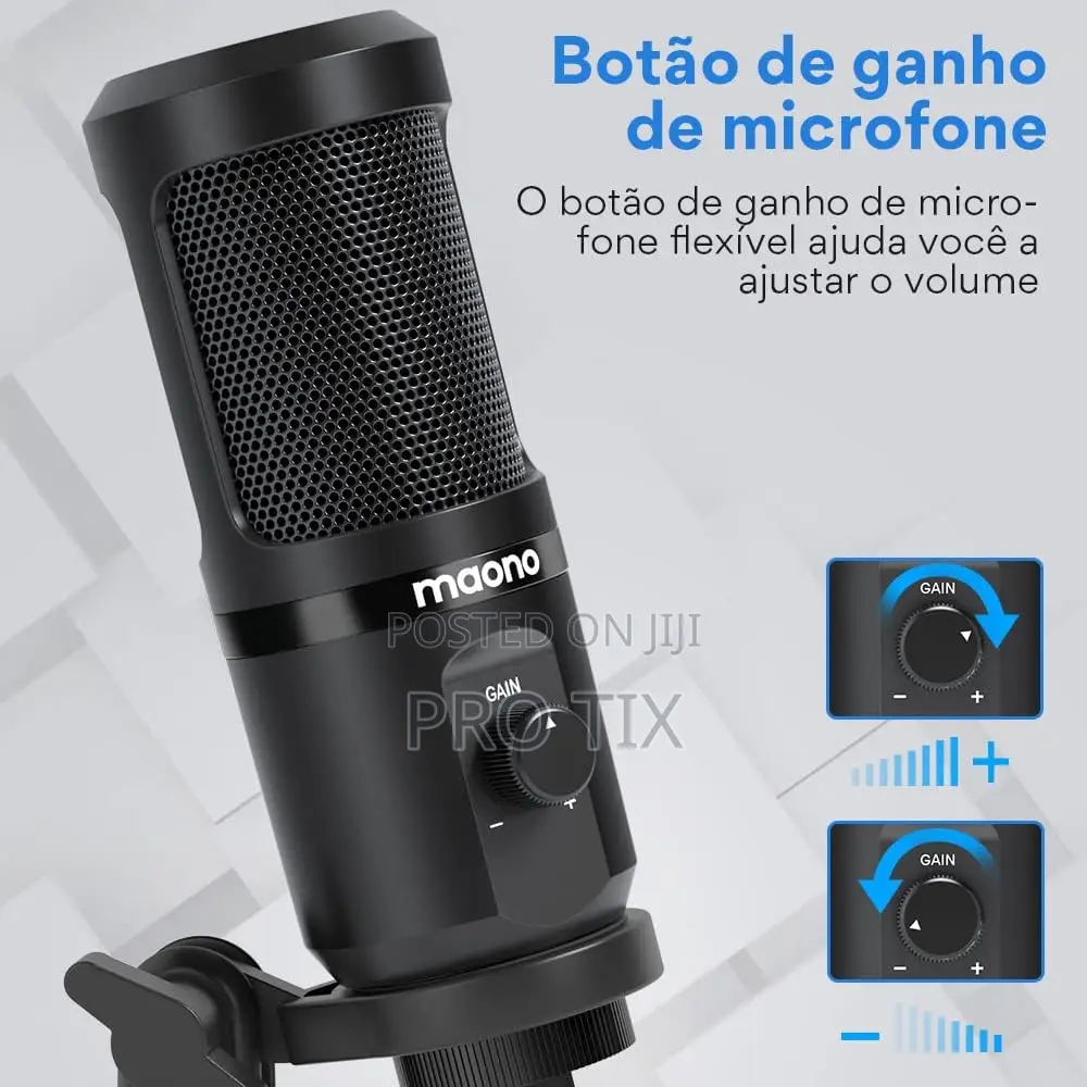 Maono Usb Podcasting Microphone With Tripod Pm461tr