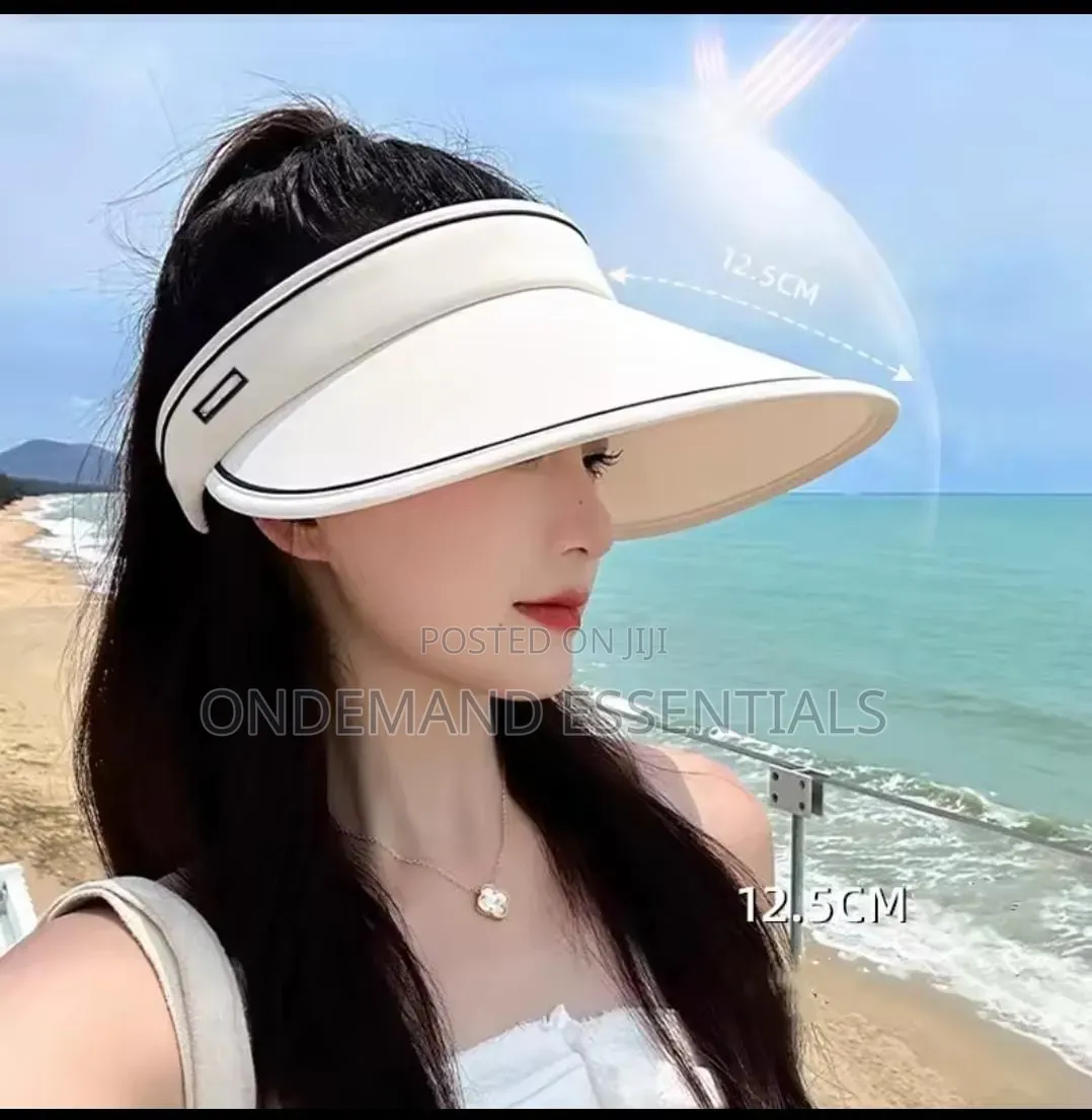 *New Sun Hat Women's Uv Protection Sun Hat Summer Empty Cap