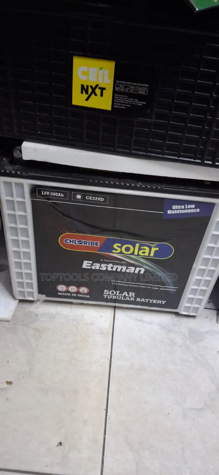 Chloride Solar Tubular Battery Eastman 200ah