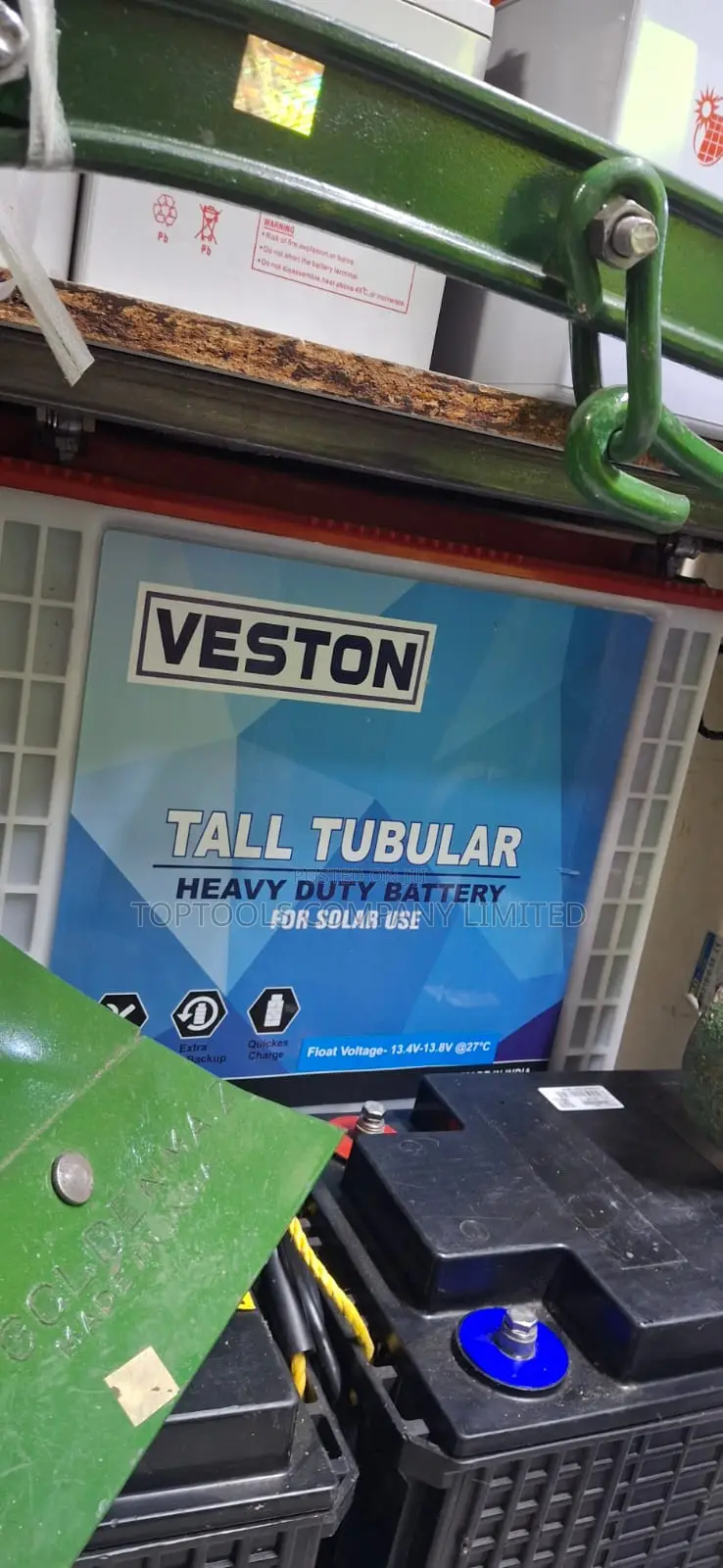 Veston Tall Tubular Solar Battery 200ah Heavy Duty