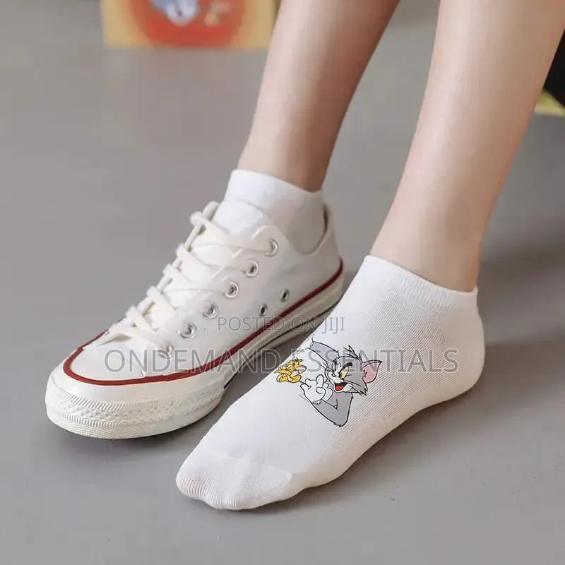 5pairs Ankle Tom and Jerry Cotton Socks Pack