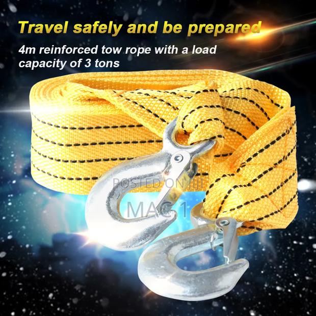 Car Rescue Tow Rope With Hooks