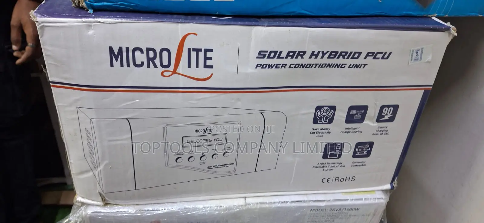 Microlite Solar Hybrid Pcu Inverter 1200va 12v