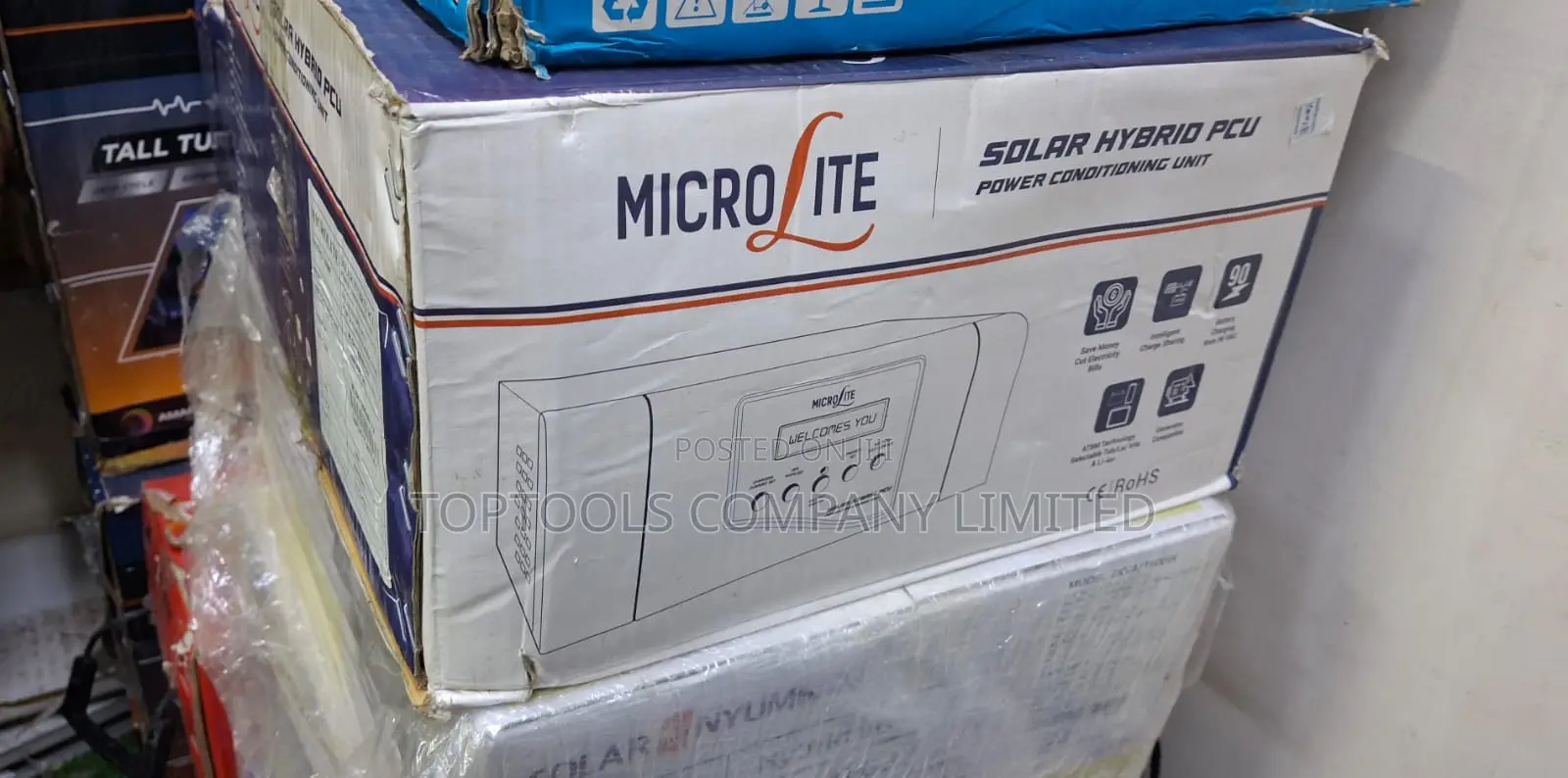 Microlite Solar Hybrid Pcu Inverter 800va 12v