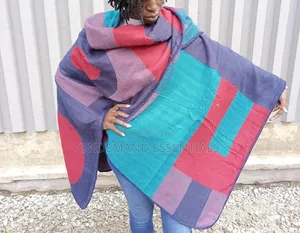 Women's Geometric Wrap Shawl/Poncho