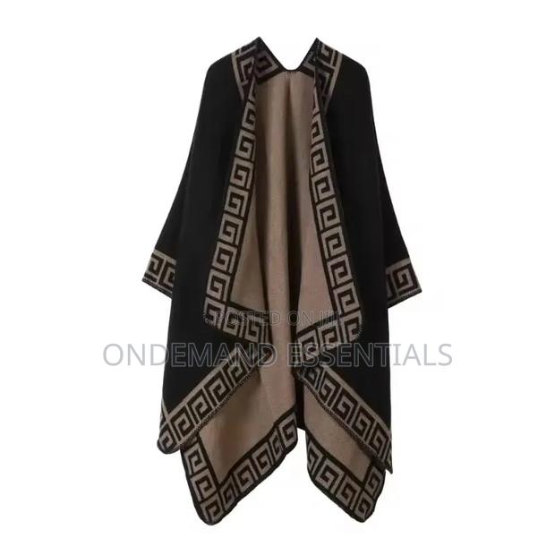 Women's Wrap Shawl/Poncho - thumbnail 3