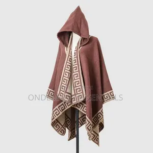 Women's Hooded Wrap Shawl/Poncho