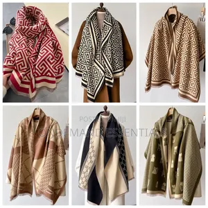 Luxury Double Sided Scarf for Women Warmer Winter