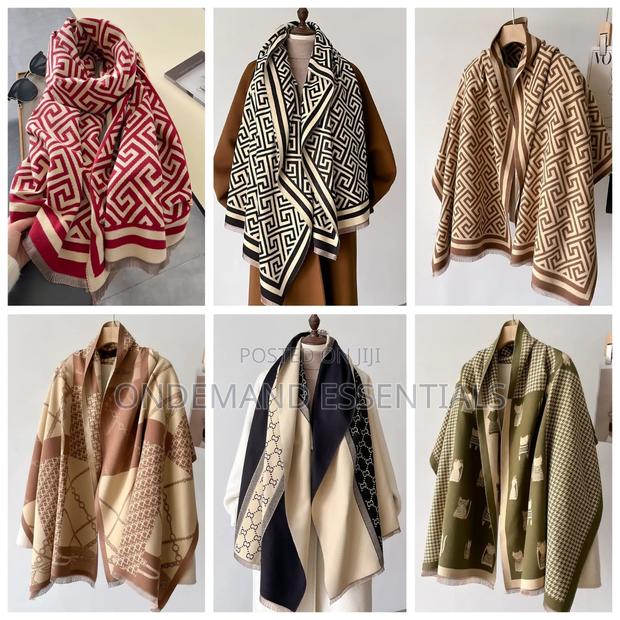 Luxury Double Sided Scarf for Women Warmer Winter
