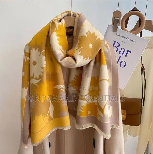 Luxury Double Sided Scarf for Women Warmer Winter - thumbnail 2