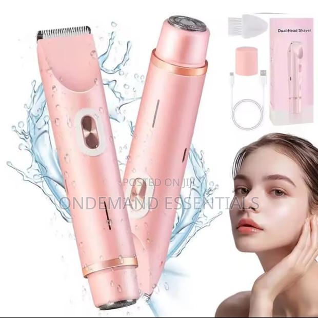 2 in 1 Rechargeable Dual Head Shaver With Smoothener Waterproof