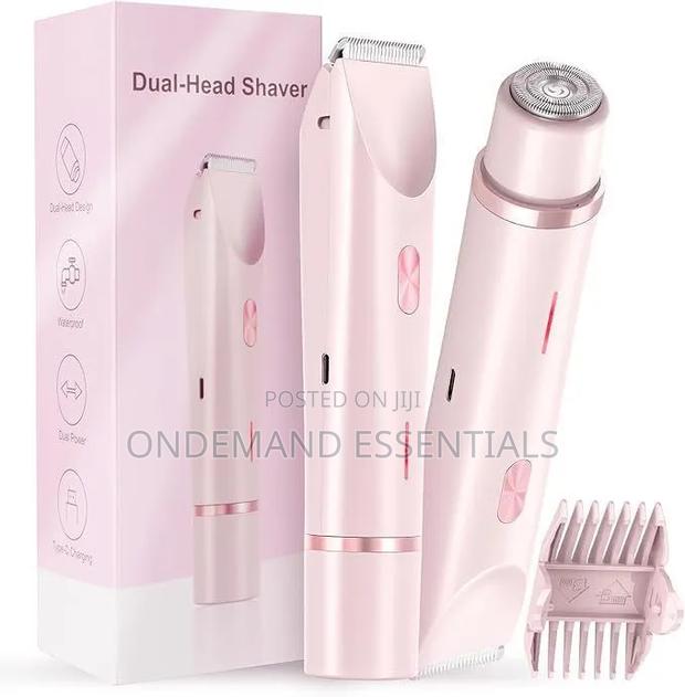 2 in 1 Rechargeable Dual Head Shaver With Smoothener Waterproof - thumbnail 6