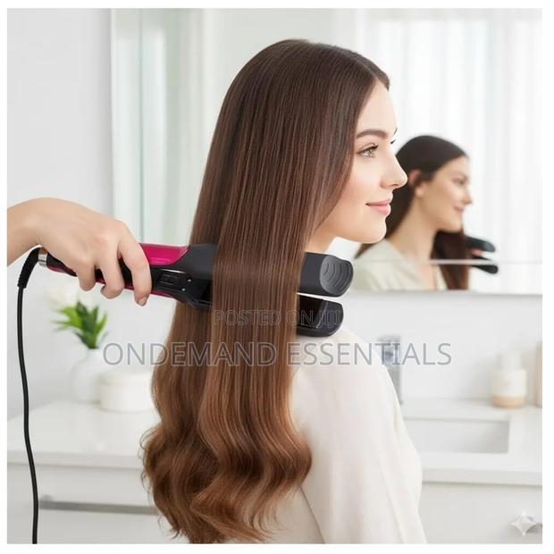 Cronier Professional 2in1 Ceramic Flat Iron Hair Straightener - thumbnail 2