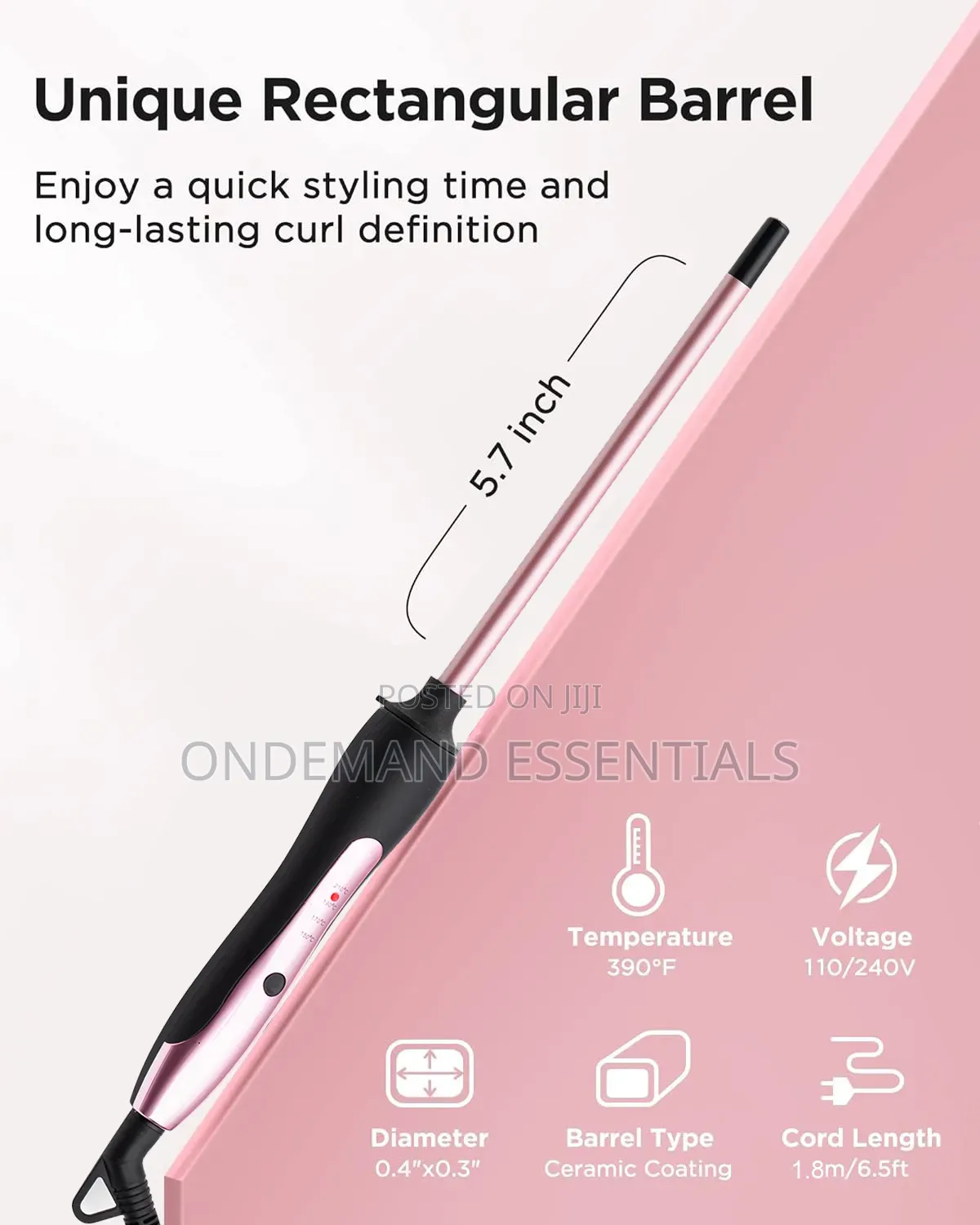 High Quality Electric Curler Ceramic Rod /Tong